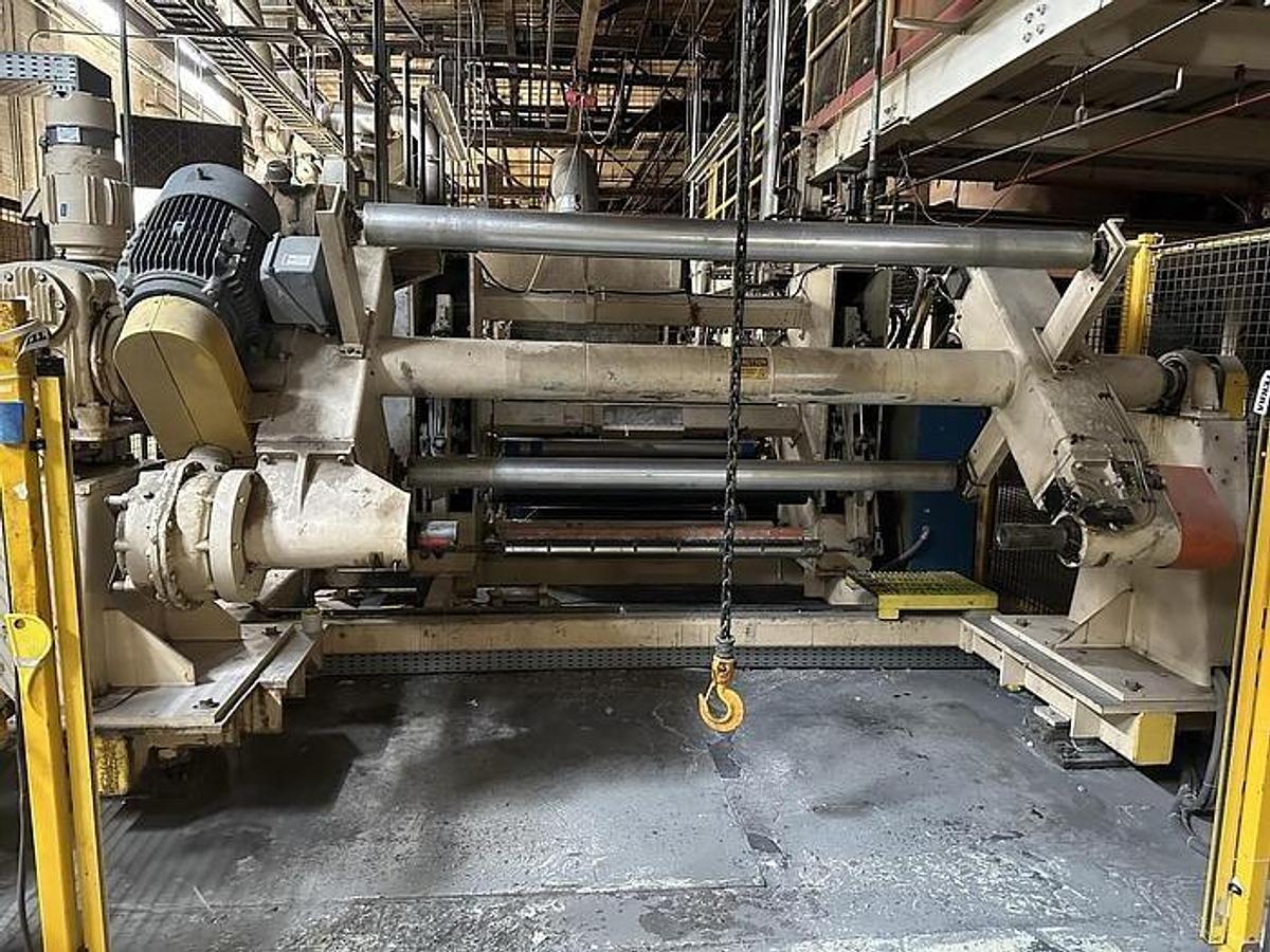 Used 65" EGAN TURRET UNWIND 50" DIAMETERS WITH FULL SPEED SPLICER