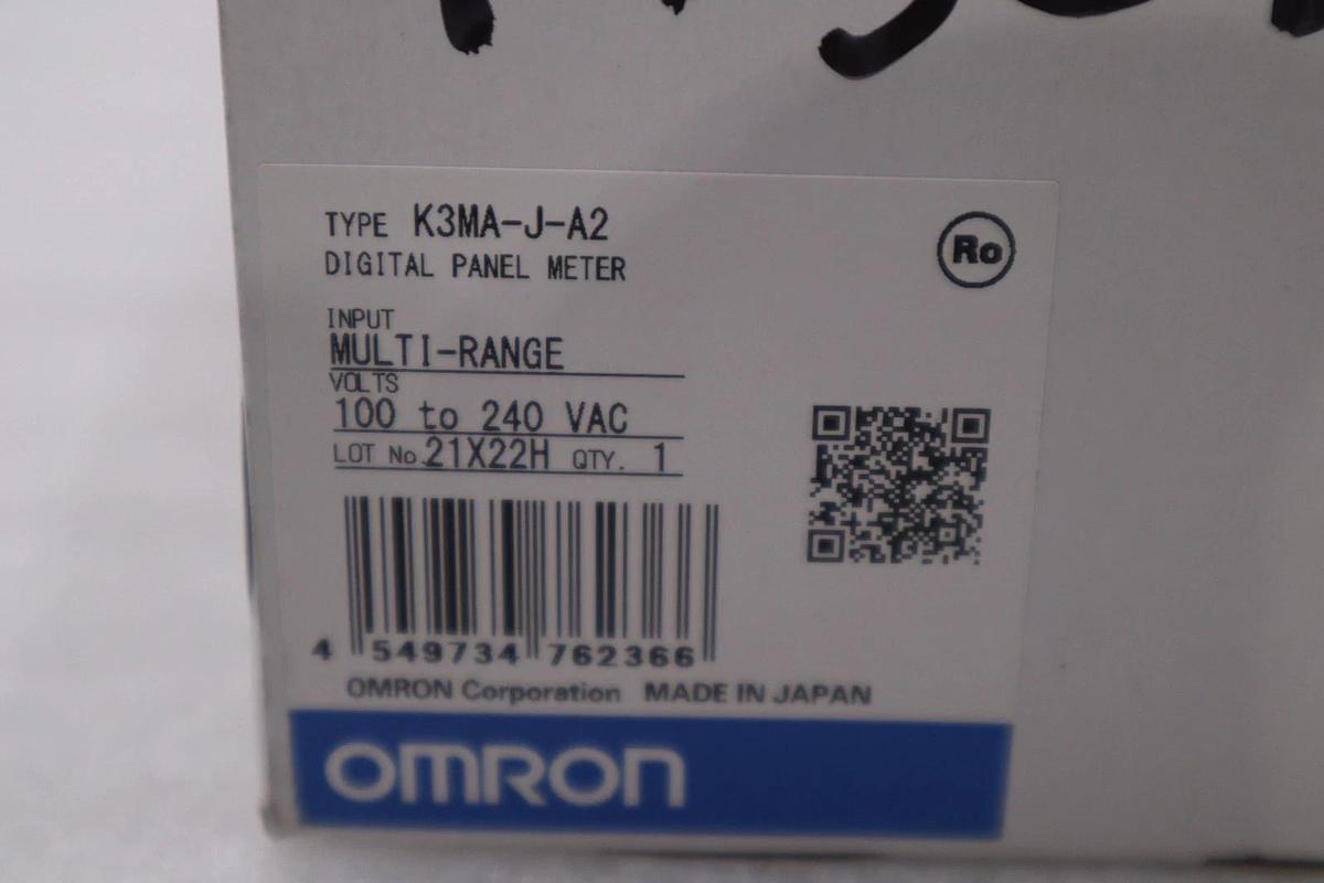 Used Omron K3MA-J-A2 Digital Panel Meter - NEW IN BOX - STOCK GF532A