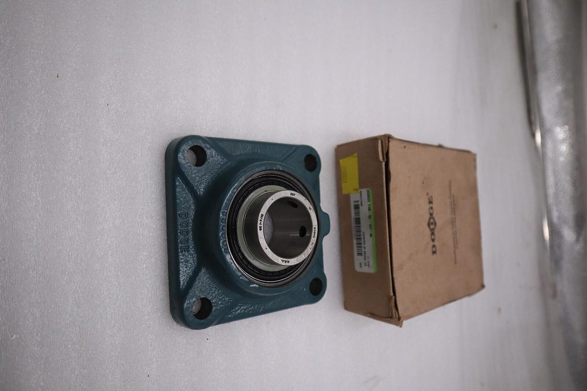 NEW DODGE 050835 F4B-SC-107-NL FLANGE MOUNT BALL BEARING STOCK H483A