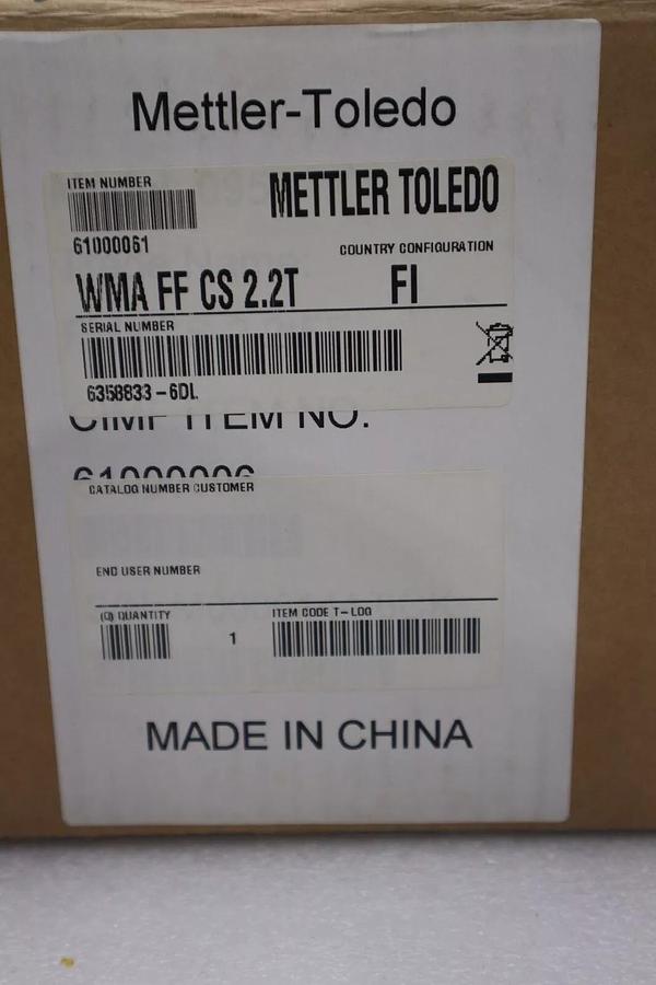 Used Mettler Toledo Flexmount WMA FF CS 2.2T w/ 0745A Load Cell NEW STOCK #G10A
