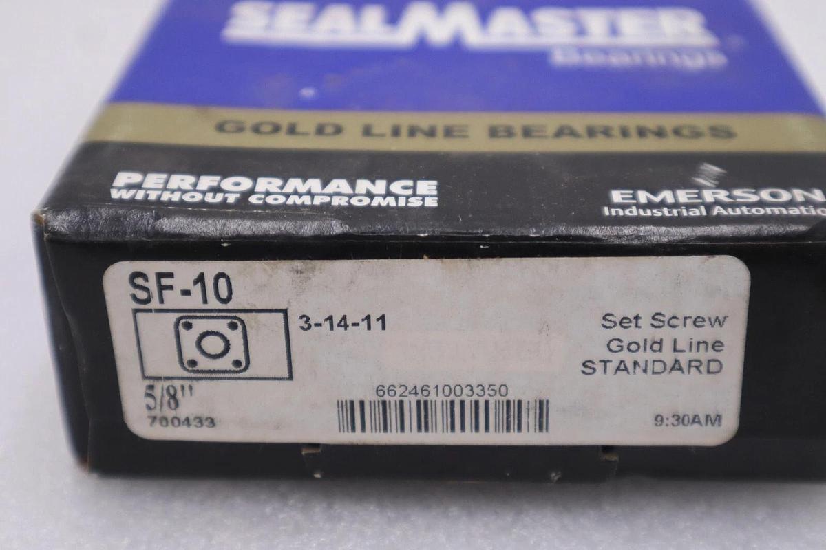 Used New Sealmaster SF-10 5/8" Flange Bearing STOCK H293A