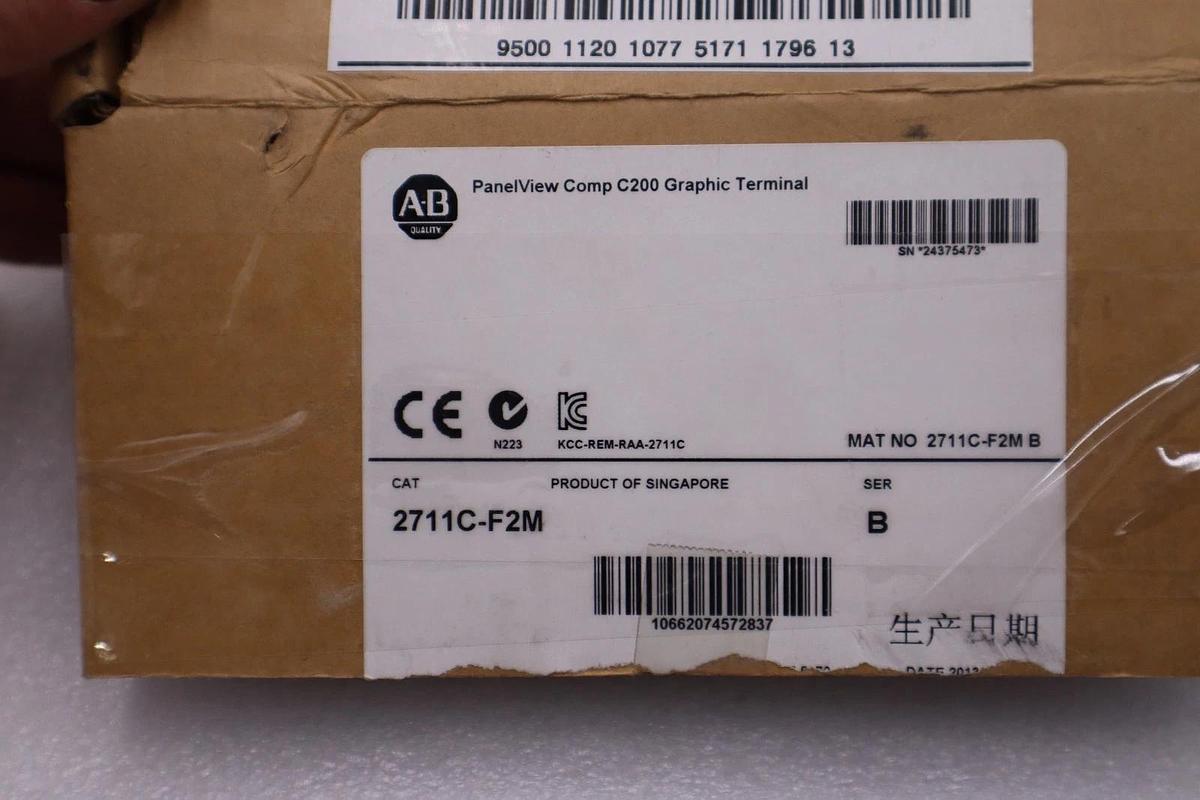 Used NEW IN BOX Allen Bradley 2711C-F2M PanelView C200 HMI Operator Interface #3484A