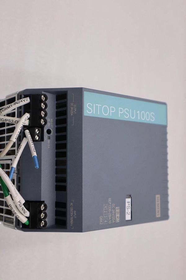 Used Siemens 6EP1336-2BA10 SITOP PSU100S Power Supply 24V DC 20A Output #K-1102-A