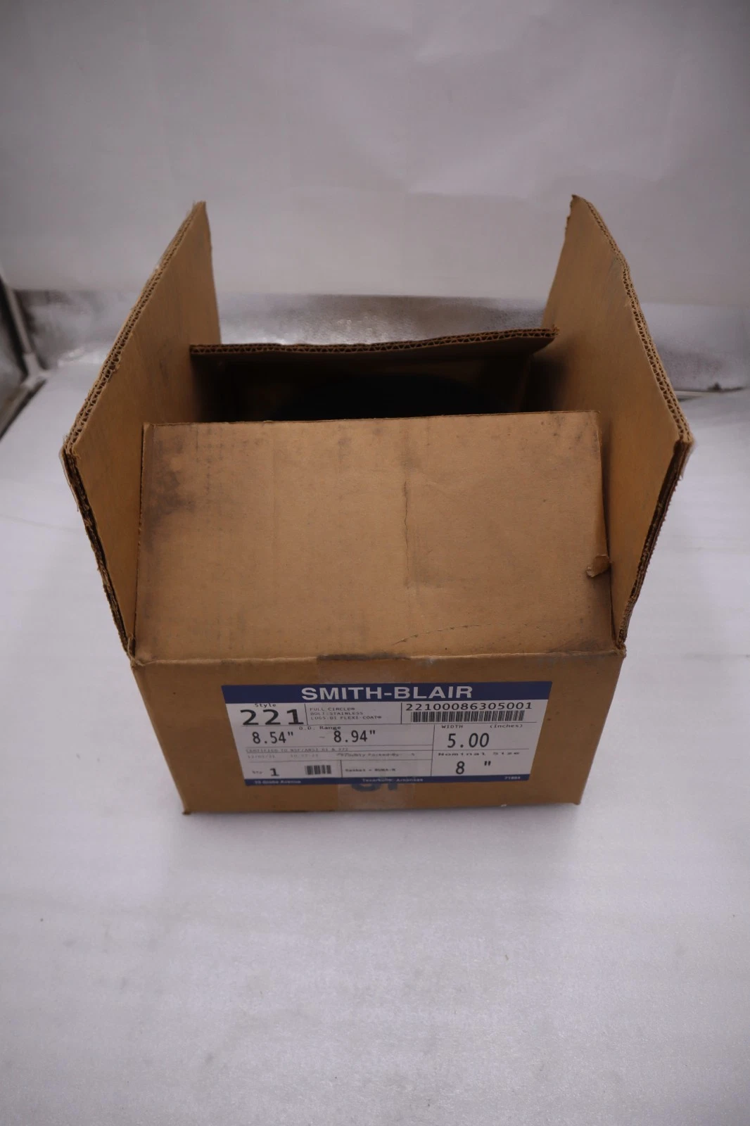 Used SMITH-BLAIR 221 22100086305001 8" FULL CIRCLE - STOCK GF1259