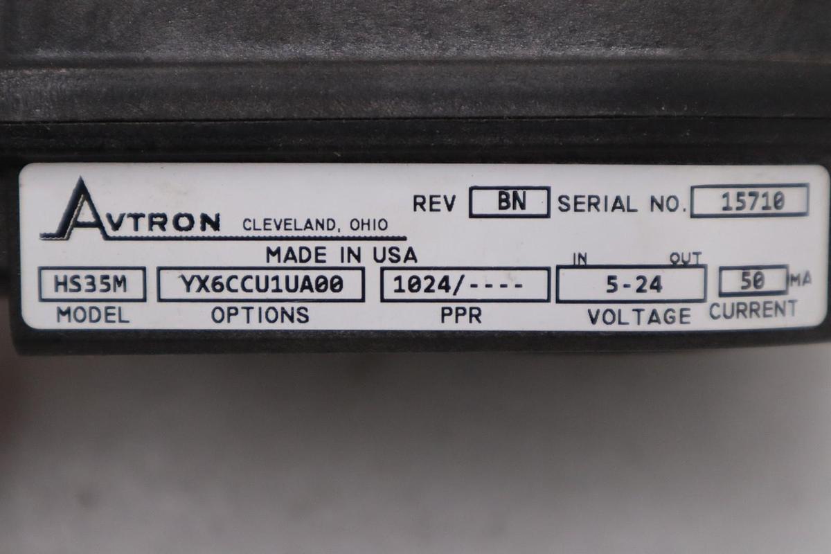NEW AVTRON HS35M YX6CCU1UA00/ HS35MYX6CCU1UA00 ENCODER - STOCK 3132CC
