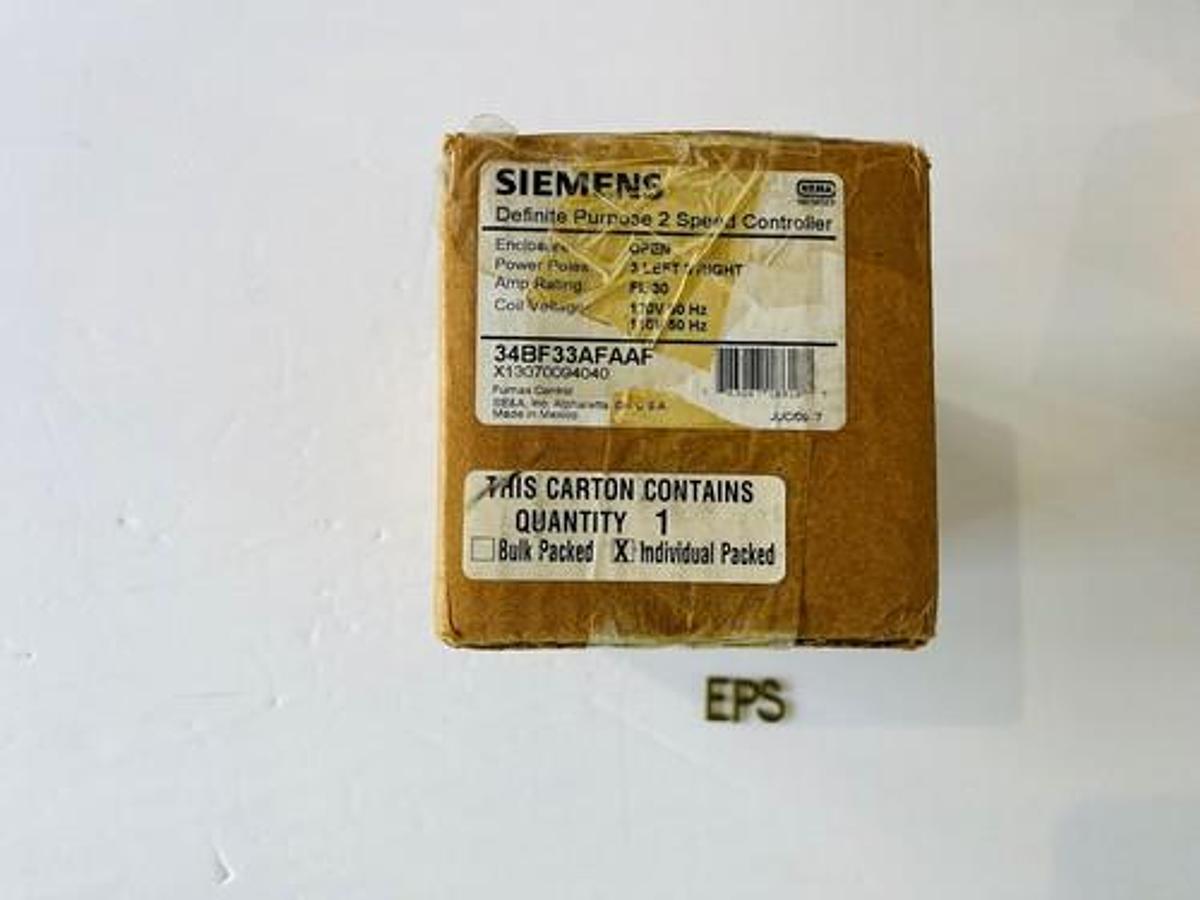 NEW SIEMENS 34BF33AFAAF / 34BF33AFAAF #K-1390