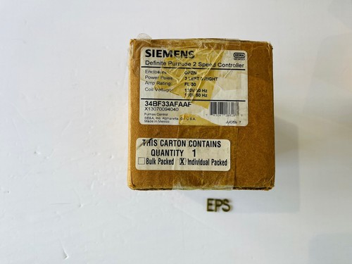 NEW SIEMENS 34BF33AFAAF / 34BF33AFAAF #K-1390