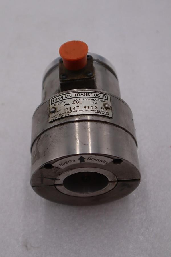 Used DOVER FLEXO ELECTRONICS TENSION TRANSDUCER LOAD 400 STOCK #K-2387
