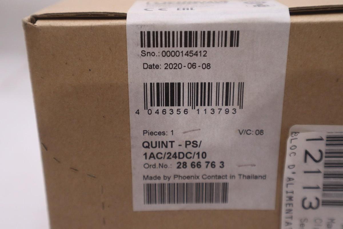 Phoenix Contact QUINT-PS/ 1AC/24DC/10 10A Power Supply - STOCK GF1059