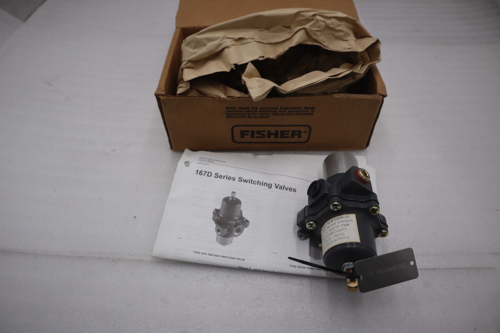 Used EMERSON FISHER 167DA-85 / 167DA85 (NEW WITH BOX) STOCK 5624A