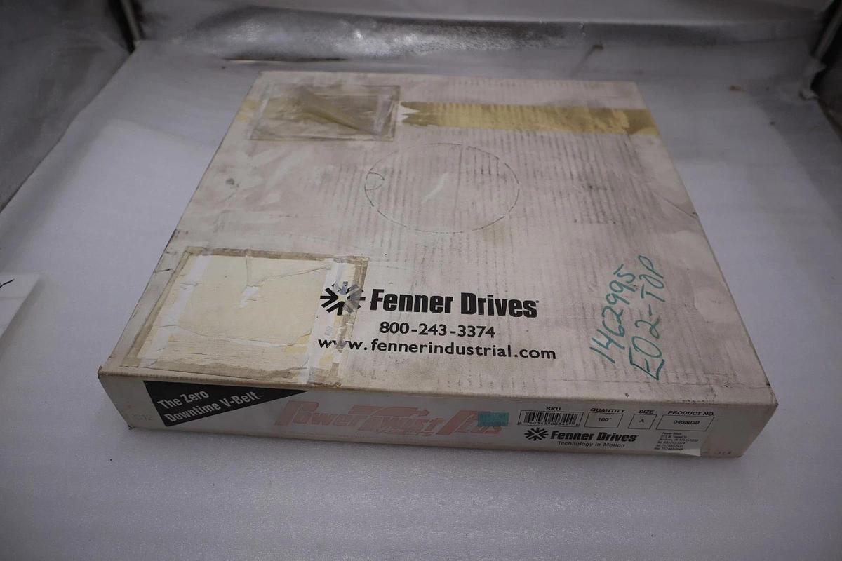 Used NEW FENNER 0408030 Power Twist Wedge Belt Profile (1/2") 100 Feet STOCK H1107