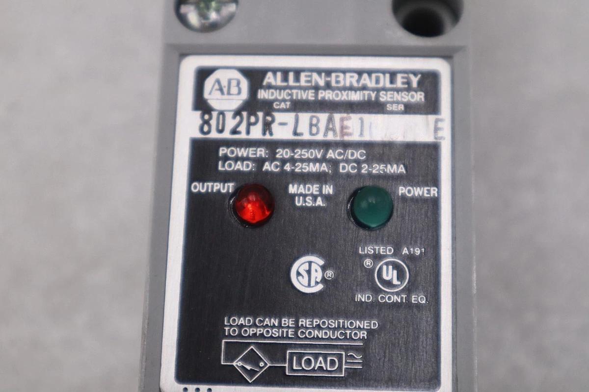 Allen Bradley 802PR-LBAE1 Inductive Proximity Sensor 802PRLBAE1 NEW STOCK GF704A