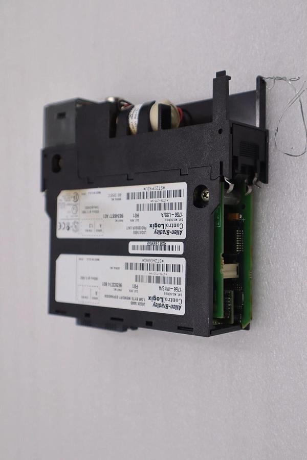 Used Allen Bradley 1756-L55 /A W 1756-M13 ControlLogix Processor STOCK 849C