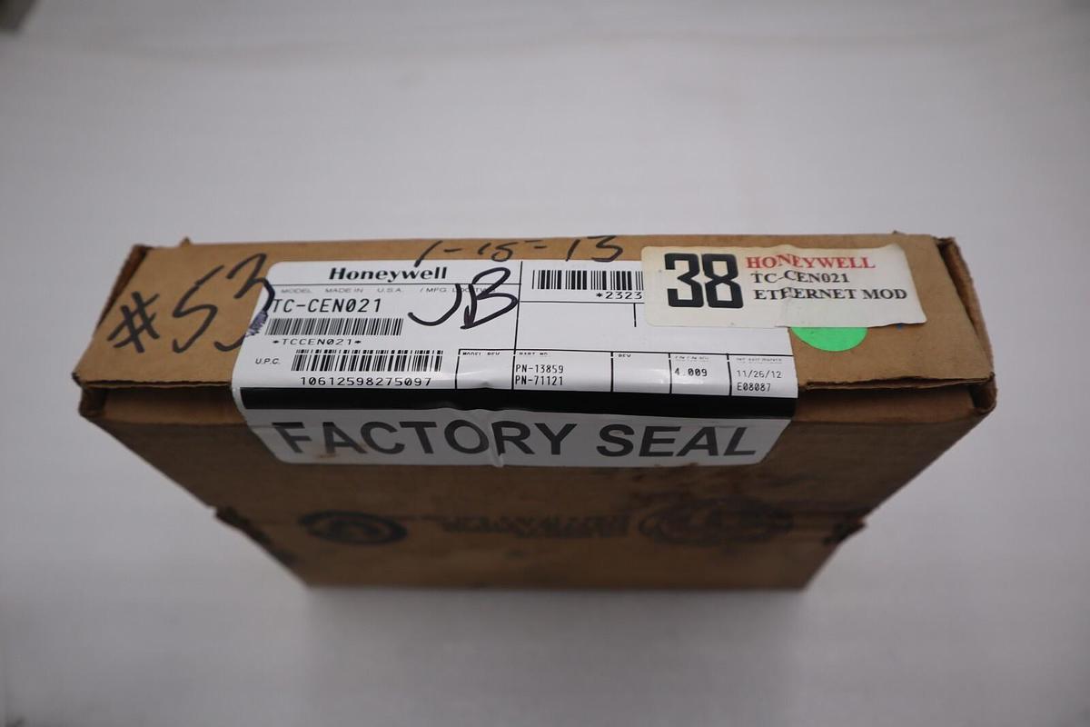 HONEYWELL TC-CEN021 / TCCEN021 ETHERNET MODULE 10/100MB STOCK G549