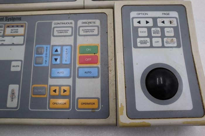 Used Fisher, Rosemount | 01984-2372-0002 | Operator Keyboard with Trackball STK 2065