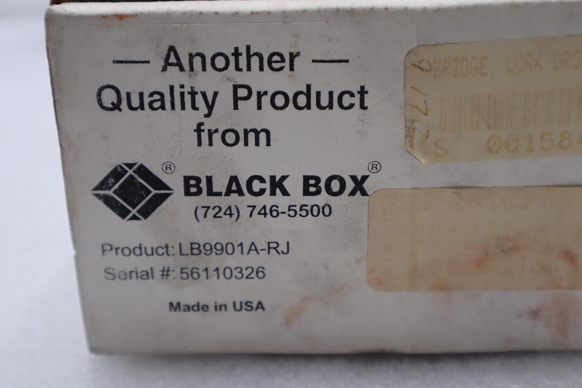 BLACK BOX LB9901A-RJ WORKGROUP MINIBRIDGE STOCK #2897