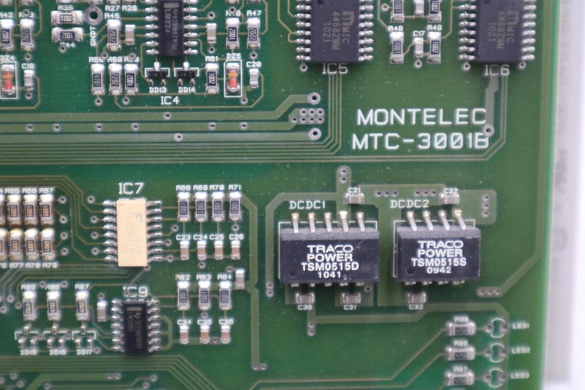 Used PASABAN MONTELEC MTC3001-DC DRIVE CONTROL PLC #3980-A