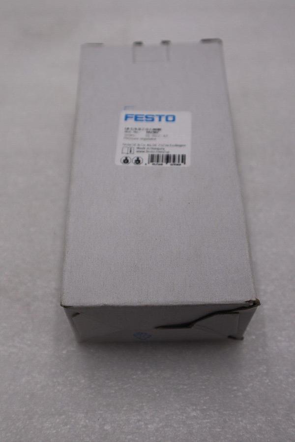 Used NEW OPEN BOX FESTO LR-1/4-D-7-O-I-MINI AIR PRESSURE REGULATOR STOCK K-607-A