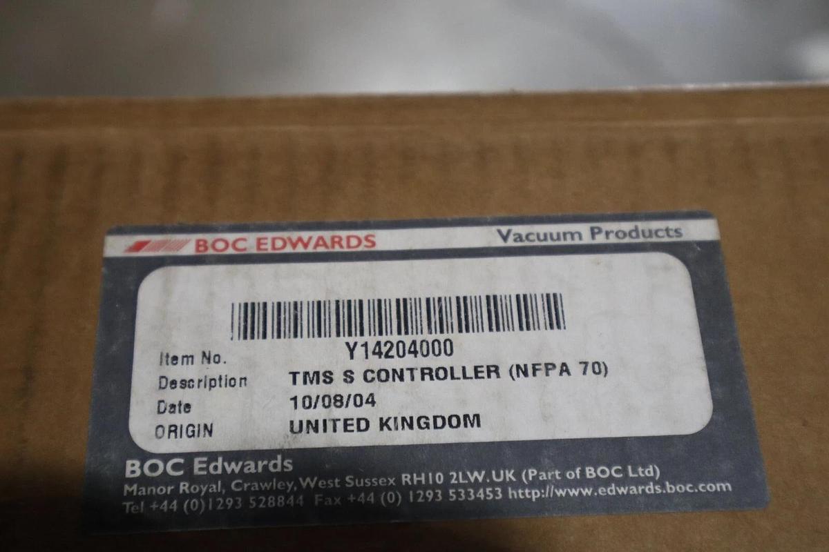 NEW BOC EDWARDS Y14204000 TMS TEMPERATURE MEASURING SYSTEM STOCK 1001A