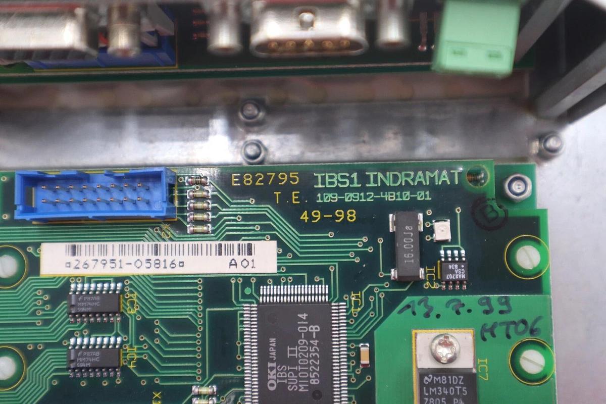 INDRAMAT 109-0912-4B10-01 BOARD IBS1 INDRAMAT #830A