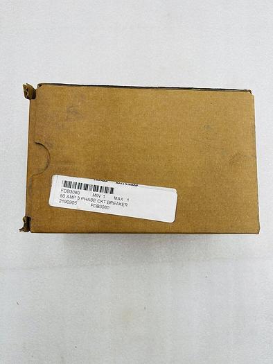 CUTLER HAMMER FDB3080 80 AMP 600 VOLT 3 POLE INDUSTRIAL BREAKER #K-81A