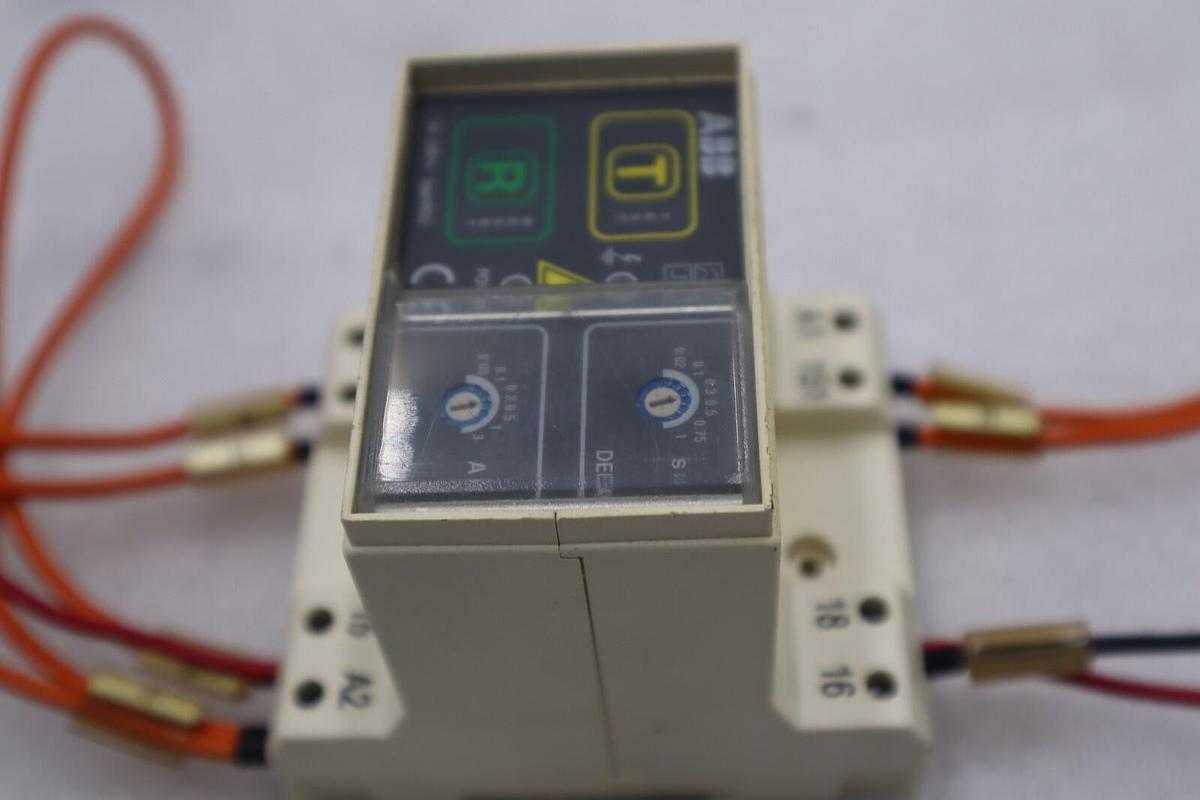 Used ABB TYPE RGU-RGU/RA Earth Leakage Overload Short Circuit Protection STOCK K-3828
