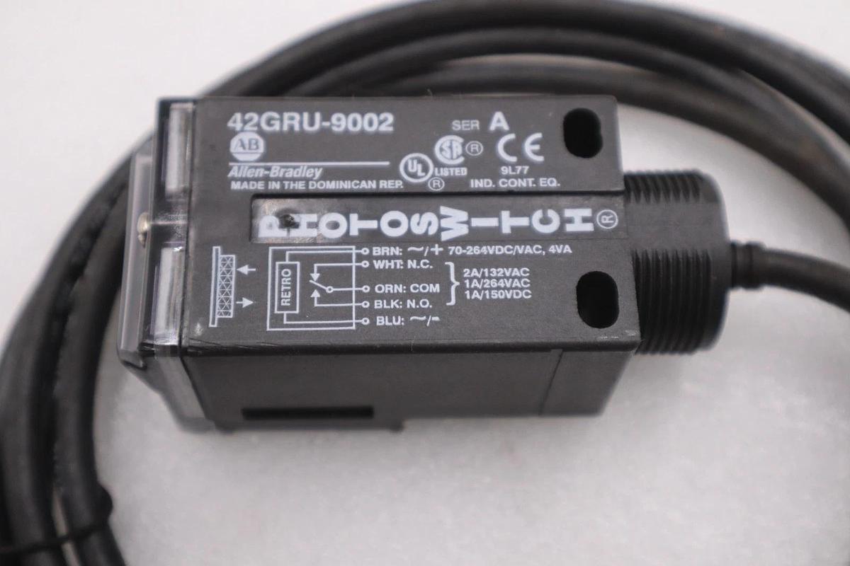 Used NEW OPEN BOX ALLEN BRADLEY 42GRU-9002 SER. B 70-264VAC/DC - STOCK L194CC