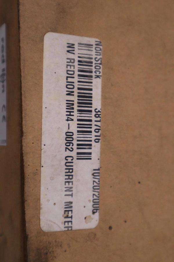 Used RED LION CONTROLS IMH40062 INTELLIGENT CURRENT METER - NEW - STOCK 1695CC