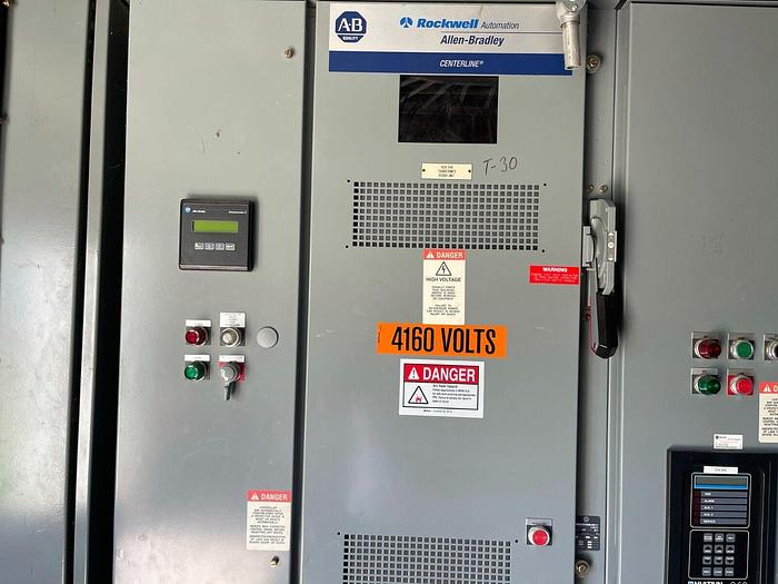 Used ROCKWELL AUTOMATION ALLEN-BRADLEY CENTERLINE VACUUM STARTER MCC 4160 VOLTS