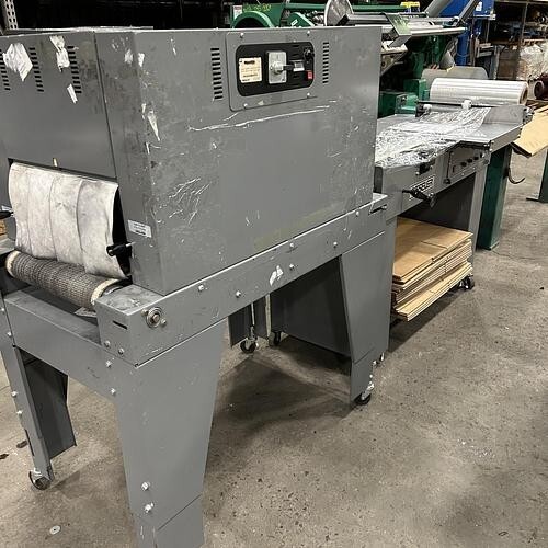 Used BESELER 2016 MTB-SB-111 HOT KNIFE L-BAR SEALER SHRINK WRAP SYSTEM