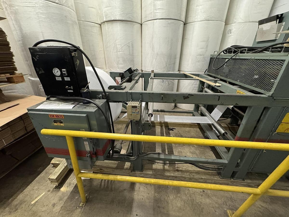 Used 30" WIDE ELSNER MODEL MPR 30 CANTILIVERED SLITTER REWINDER