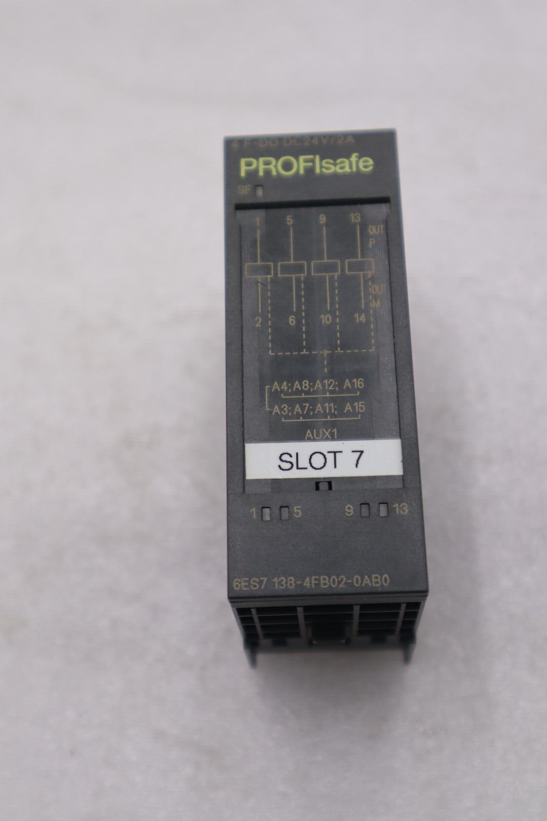 Used SIEMENS 6ES7 138-4FB02-0AB0 SIMATIC S7 ELECTRONIC CONTROL MODULE STOCK L-278-C
