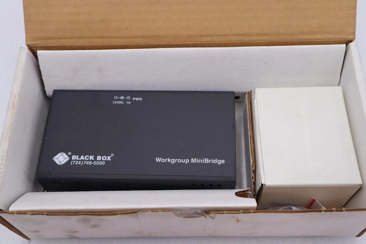 Used BLACK BOX LB9901A-RJ WORKGROUP MINIBRIDGE STOCK #2897