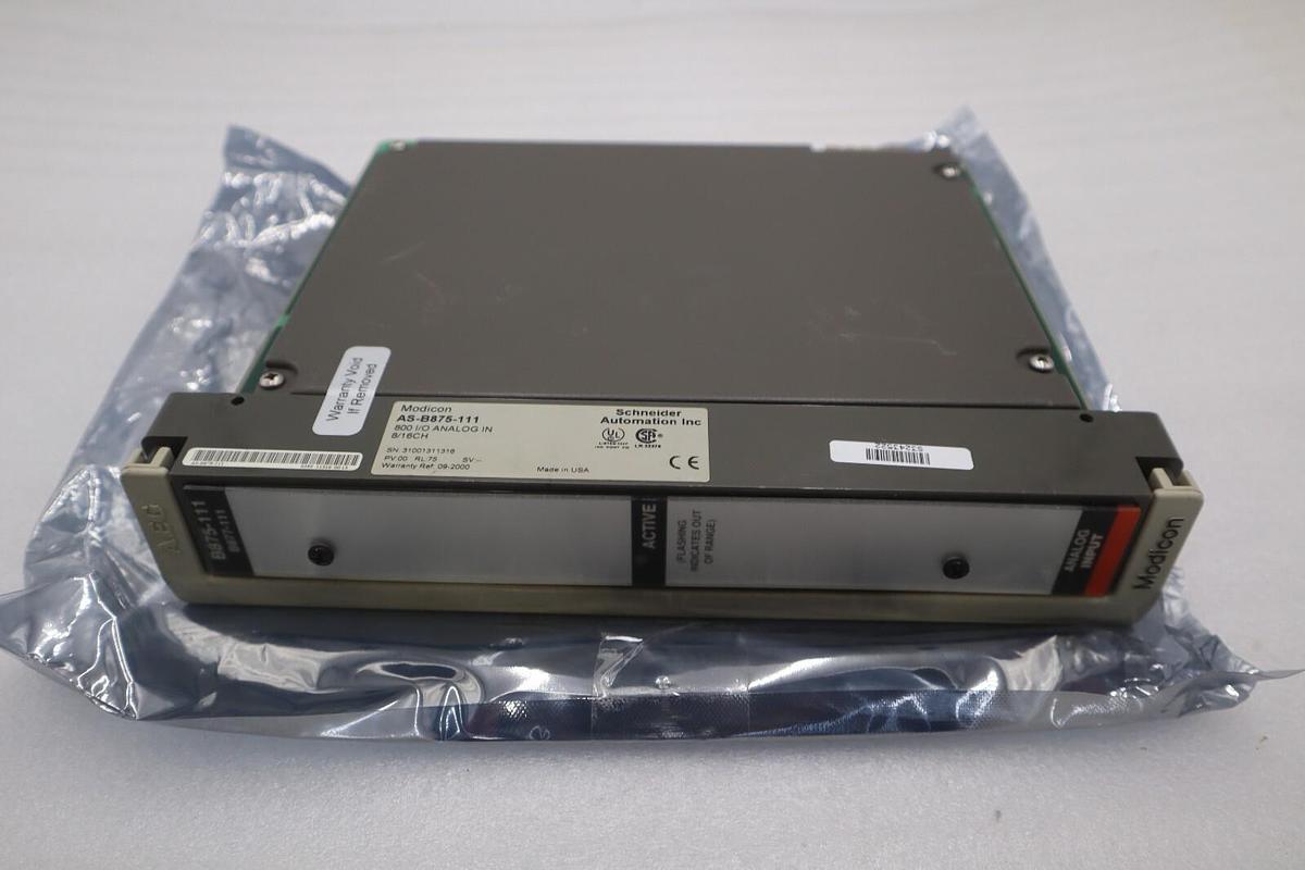 Used SCHNEIDER ELECTRIC AS-B875-111 PLC MODULE STOCK G209