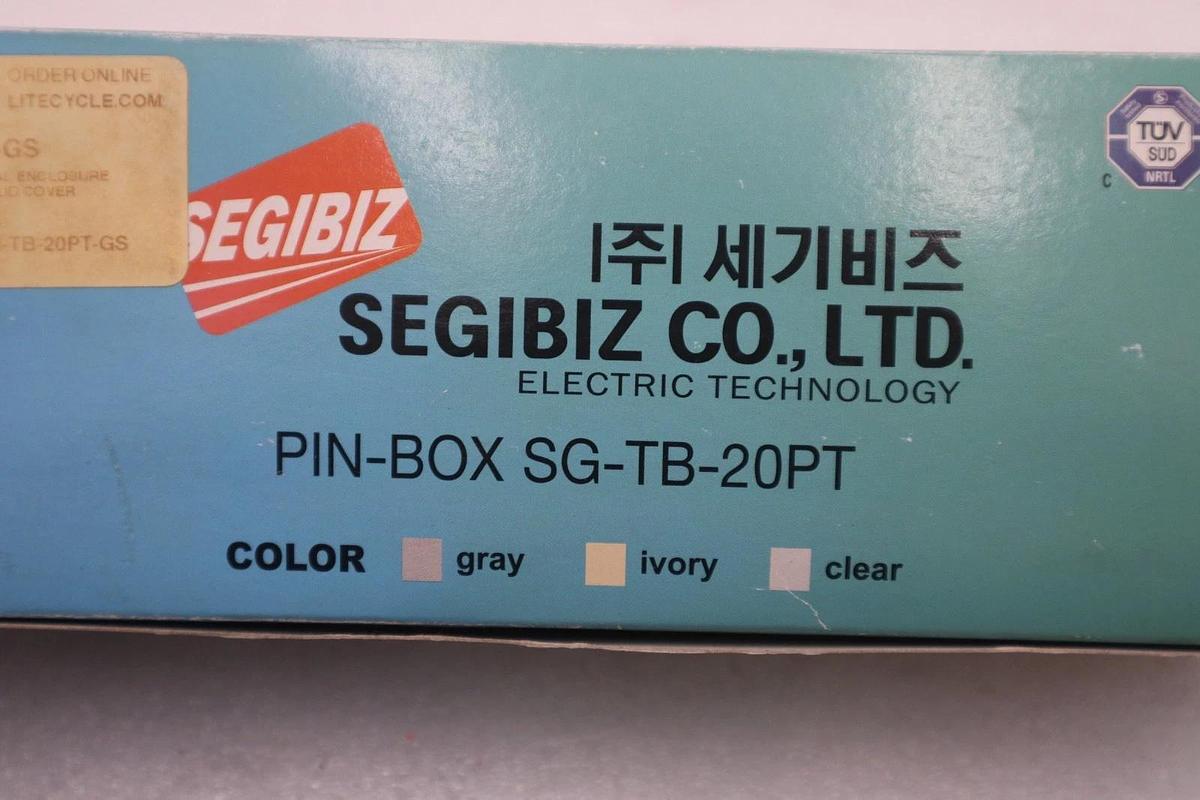 Used NEW SEGI BIZ TERMINAL BOX SG-TB-20PT GREY COLOUR - STOCK 3735CC