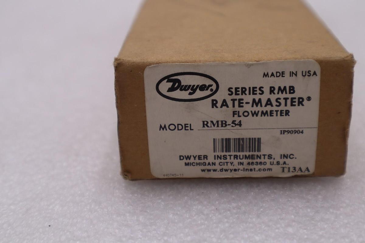Used DWYER RMB-54 RATE-MASTER SERIES RMB FLOWMETER STOCK #K-2016