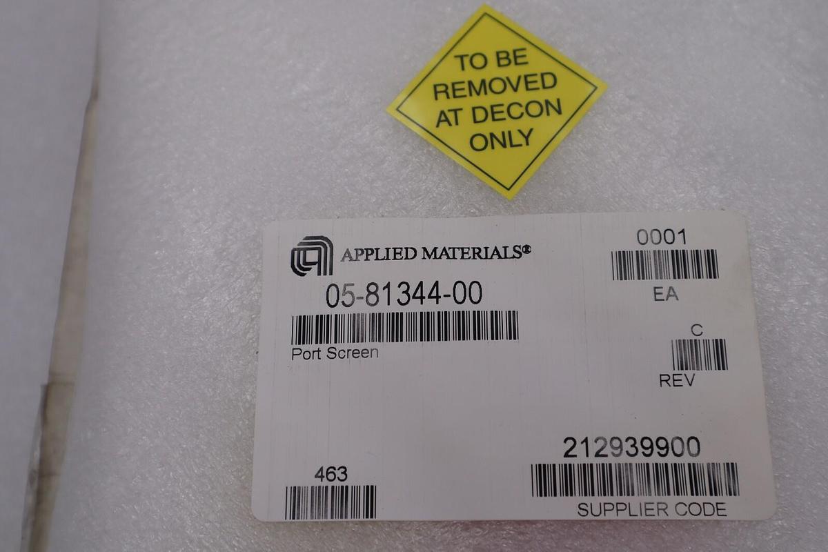 APPLIED MATERIALS (AMAT) 0040-00248 PORT SCREEN NEW STOCK #2890