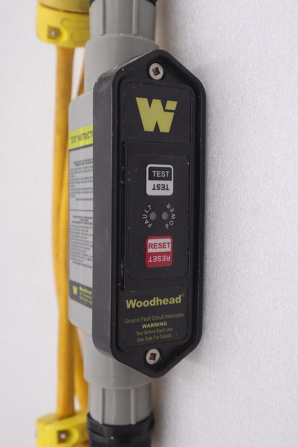 Used Woodhead Ground Fault Circuit Interrupter Class A E66308 New Open Box #K-2178