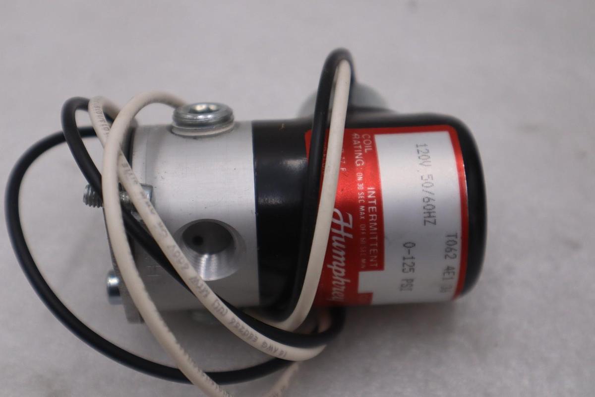 Humphrey Solenoid Valve 062-4E1-36-120 50/60 - NEW IN BOX - STOCK GF725A