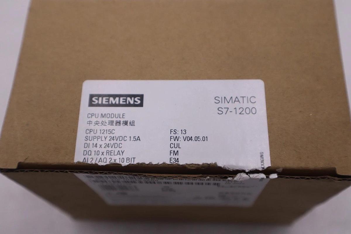 Siemens 6ES7 215-1HG40-0XB0 6ES72151HG400XB0 SIMATIC S7-1200 CPU 12 NEW #GF-763A