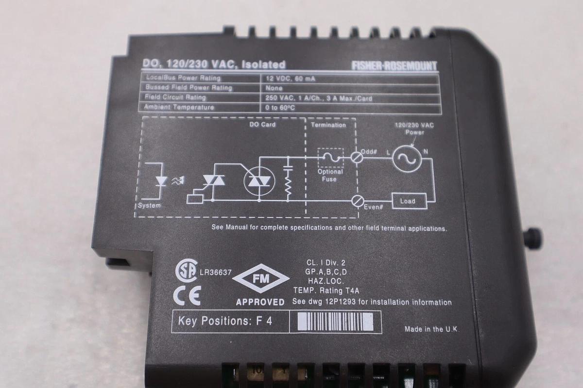 NEW OPEN BOX DELTAV KJ3001X1-BH1 120/230VAC NSNP STOCK 3278