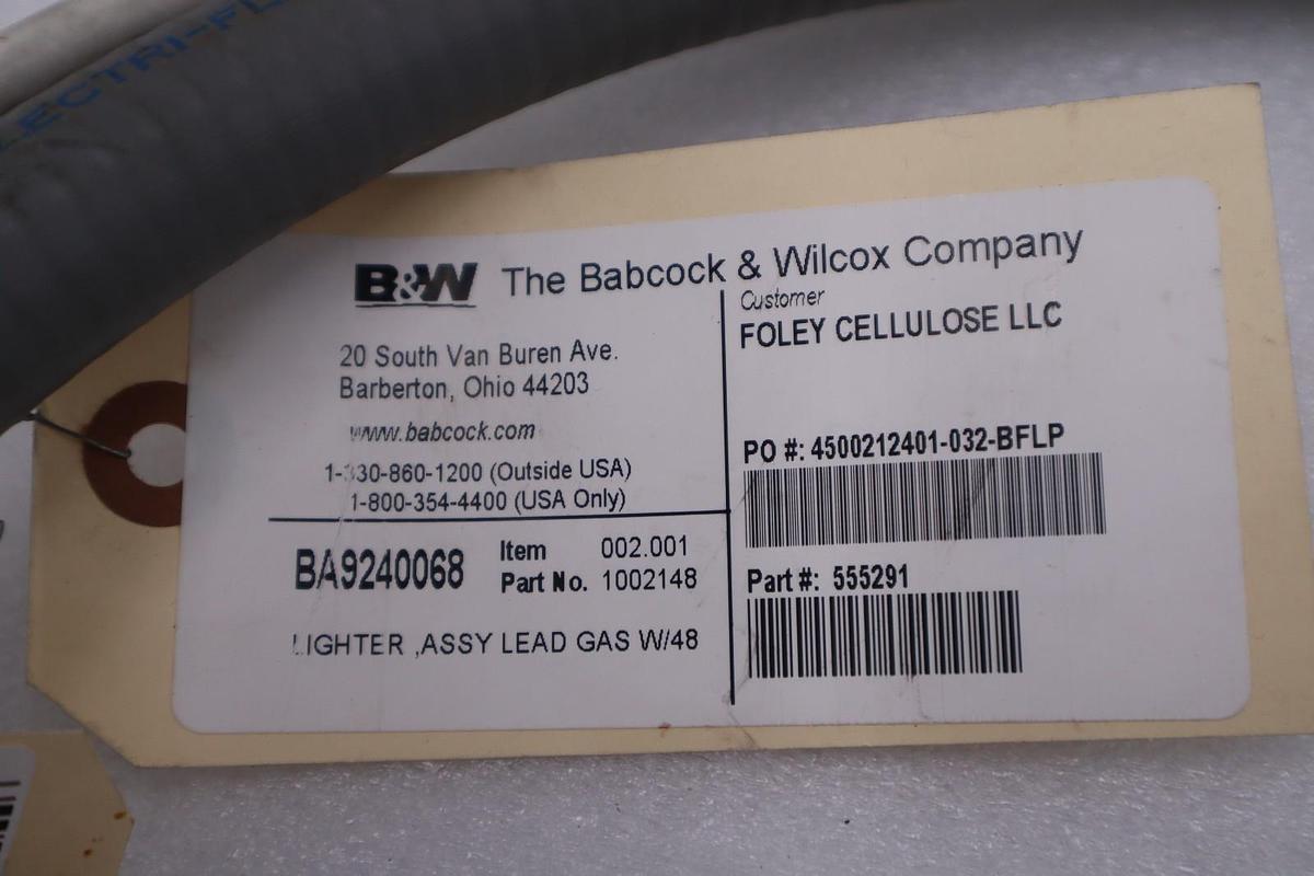 Used B&W 1002148 IGNITOR STOCK #G-737