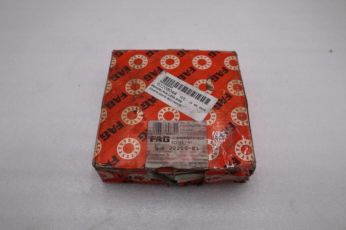 NEW FAG (Schaeffler) 22216-E1 Spherical Roller Bearing STOCK L220CC