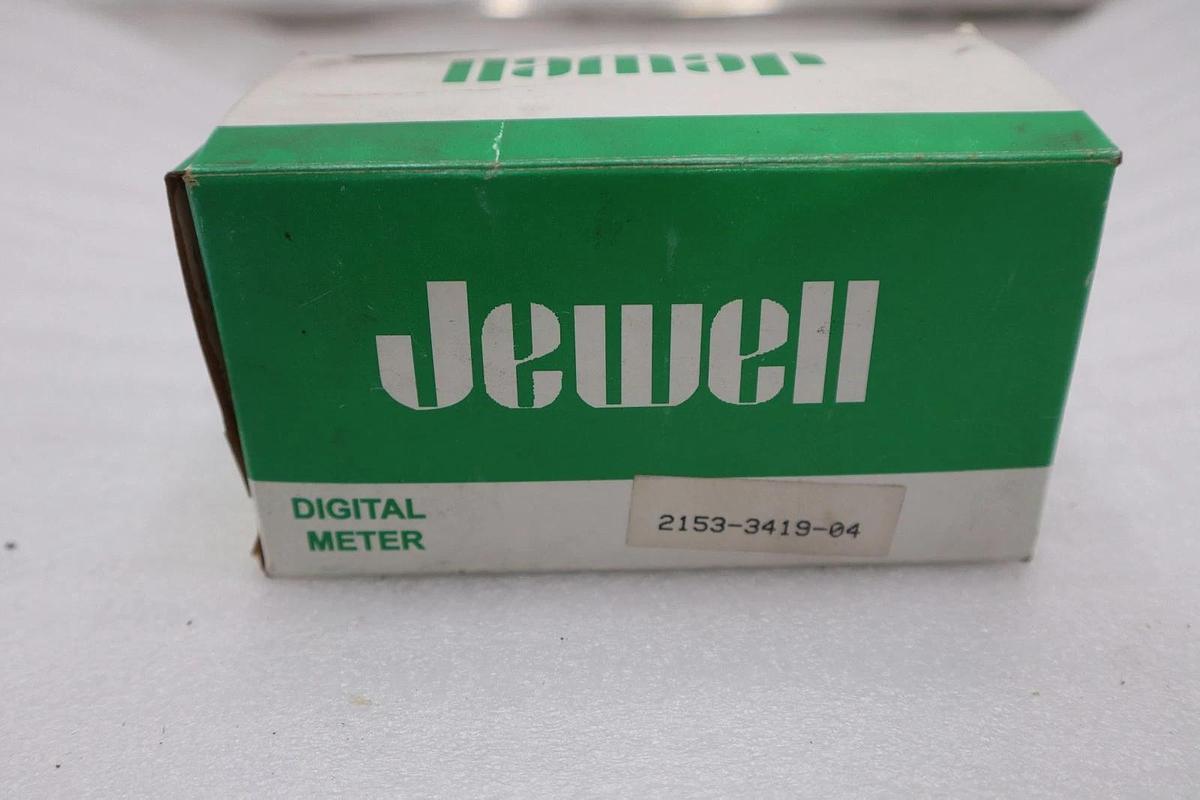 NEW OPEN BOX JEWELL MODUTEC INC DIGITAL METER  2153-3419-04 STOCK K2994CC