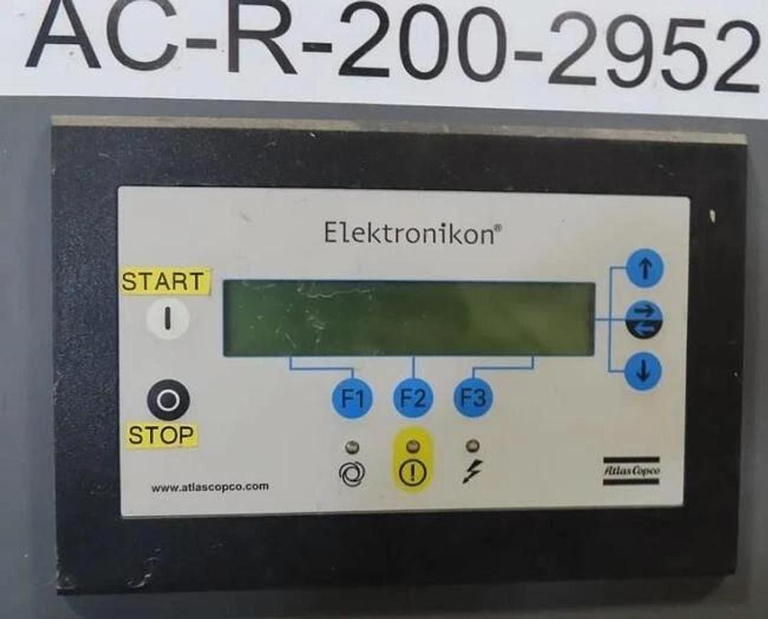 Used ATLAS COPCO MODEL GA160 200 HP AIR COMPRESSOR RECENTLY SERVICED RUN READY