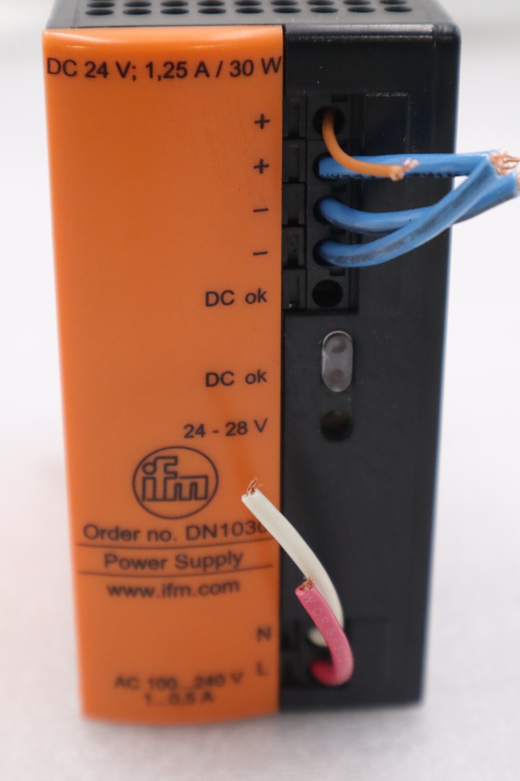 Used IFM ELECTRONIC DN1030 Power Supply 100-240V STOCK K-404-D
