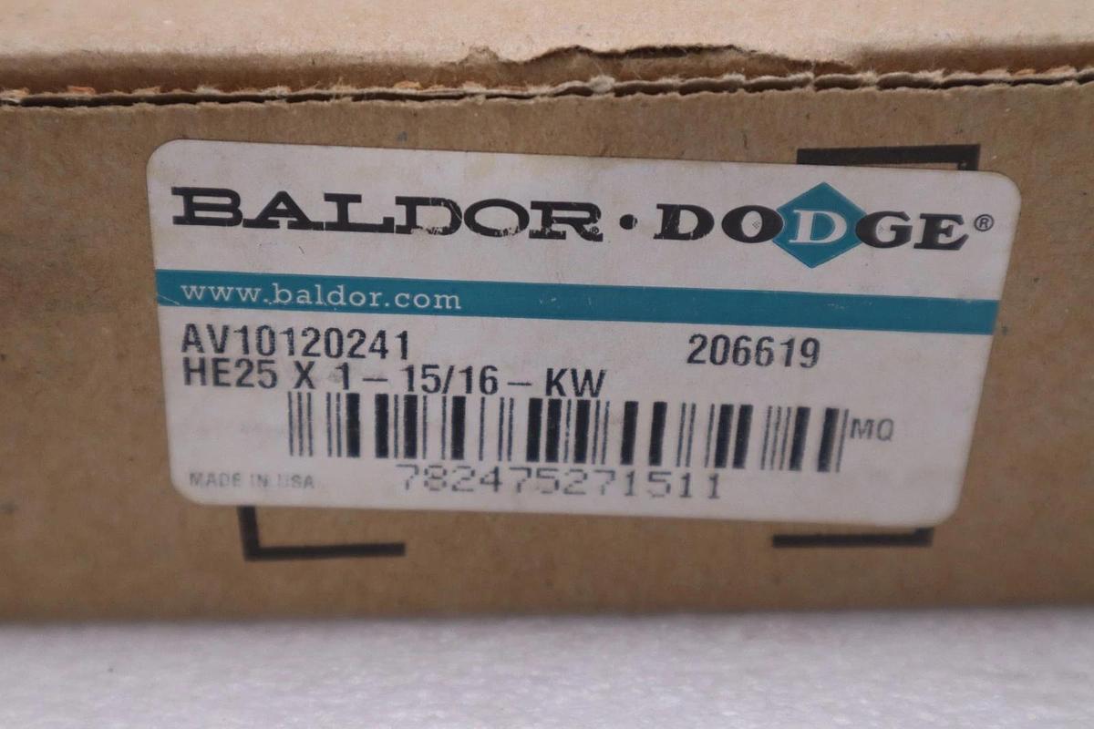 NEW DODGE BALDOR HE25 X 1-15/16-KW 206619 BEARING STOCK H539A