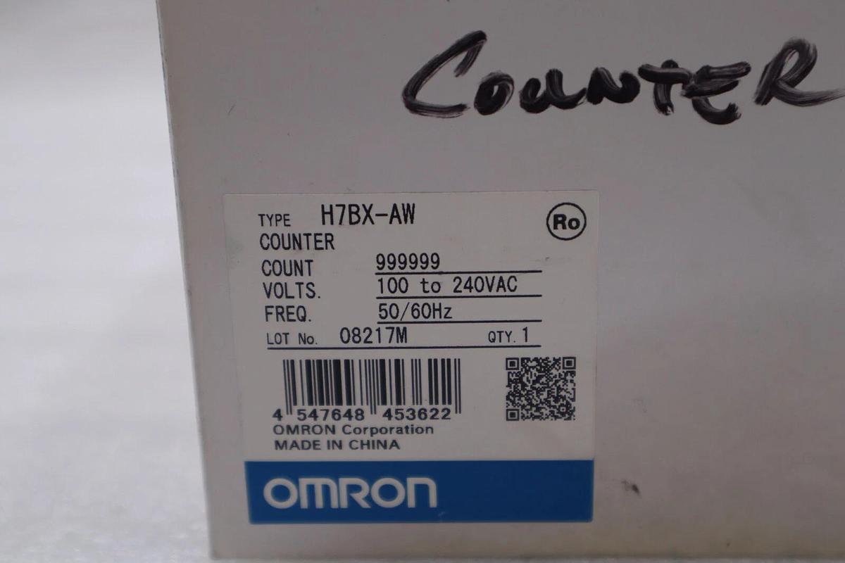 NEW OPEN BOX Omron H7BX-AW Counter STOCK 2078-A