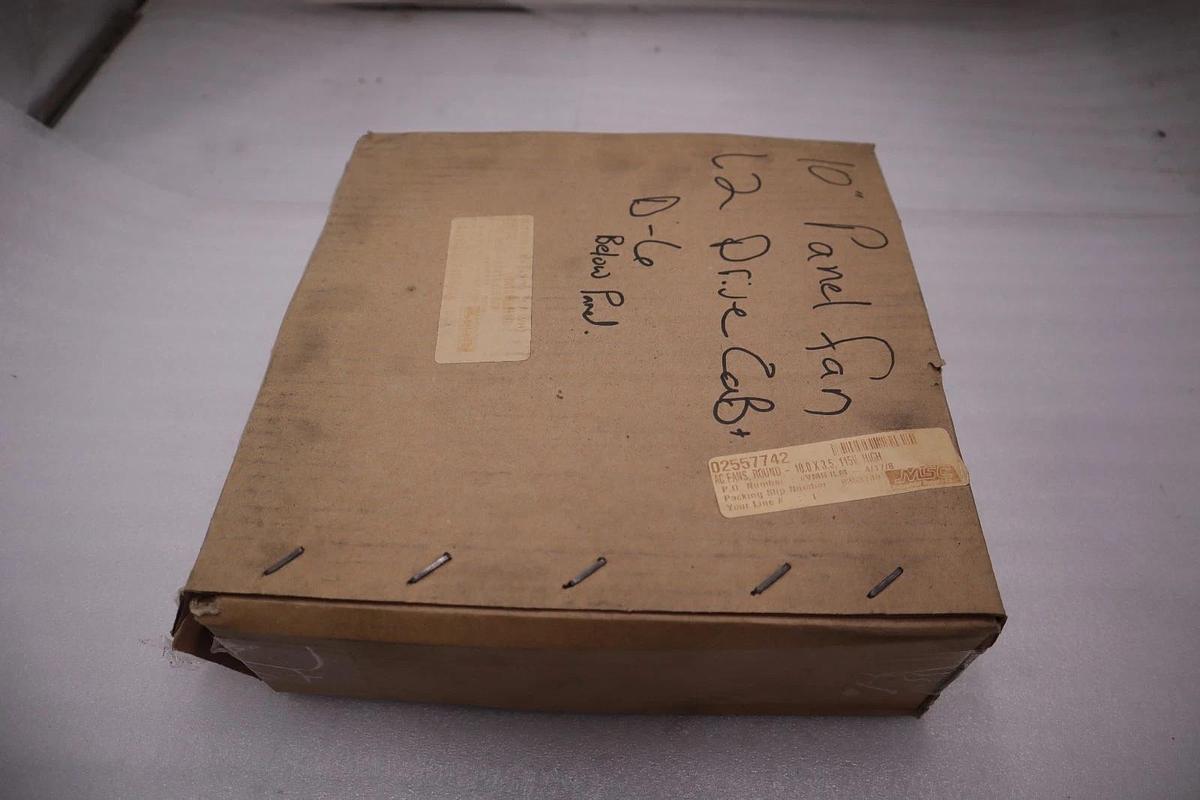 Used NULINE 02557742 ROUND AXIAL FAN 115V 10.0X3.5 - STOCK GF1360