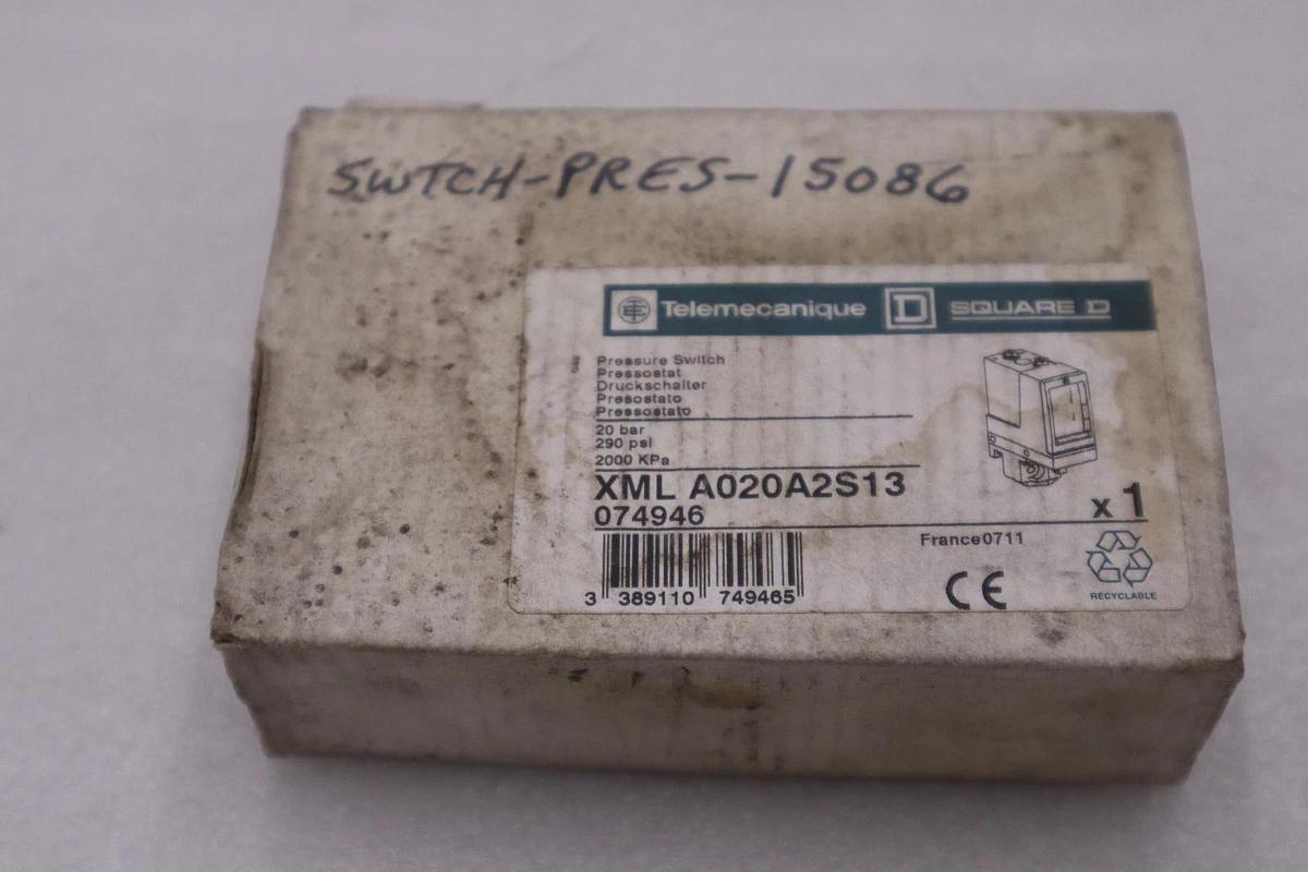 Used Telemecanique XML A020A2S13 Pressure Switch - New Open Box - STOCK GF564A